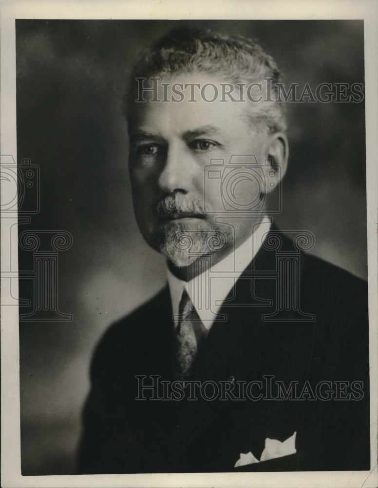 1928 Press Photo B.W. Spencer Sec of Ontario Chamber of Commerce - Historic Images