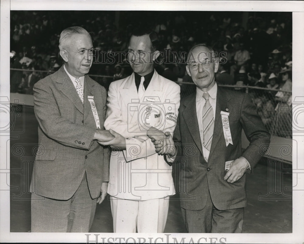 1939 Press Photo Pete Sailer Jimmy Lynch and Dave Suloff - Historic Images