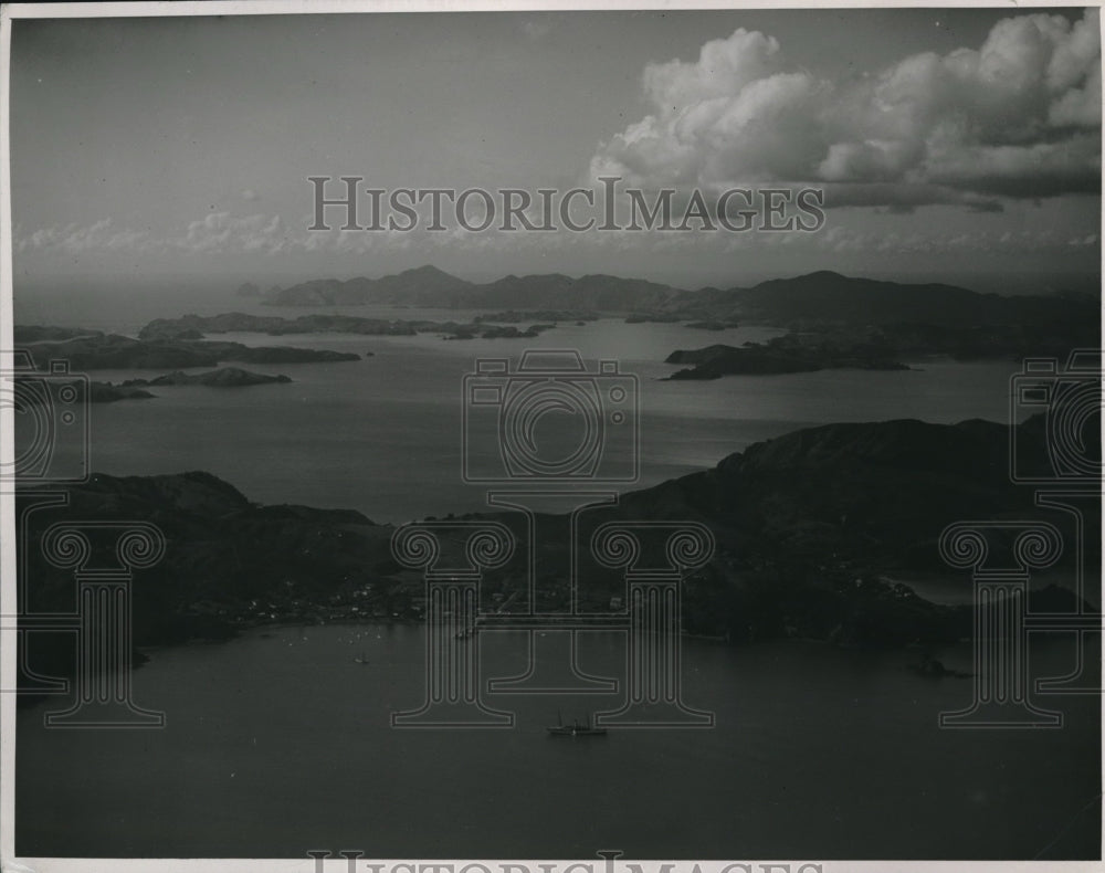 1940 Press Photo Bay of Islands in New Zealand - Historic Images