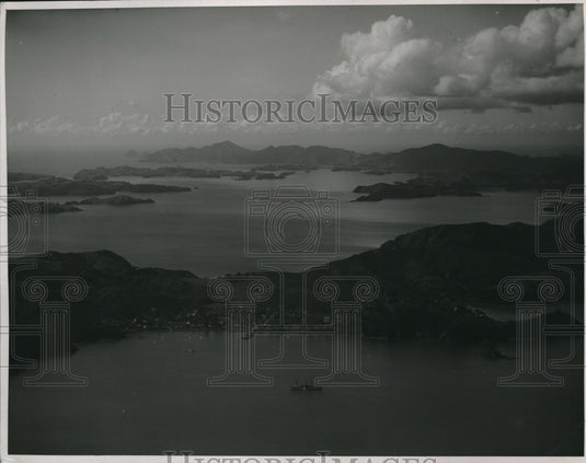 1940 Press Photo Bay of Islands in New Zealand - Historic Images