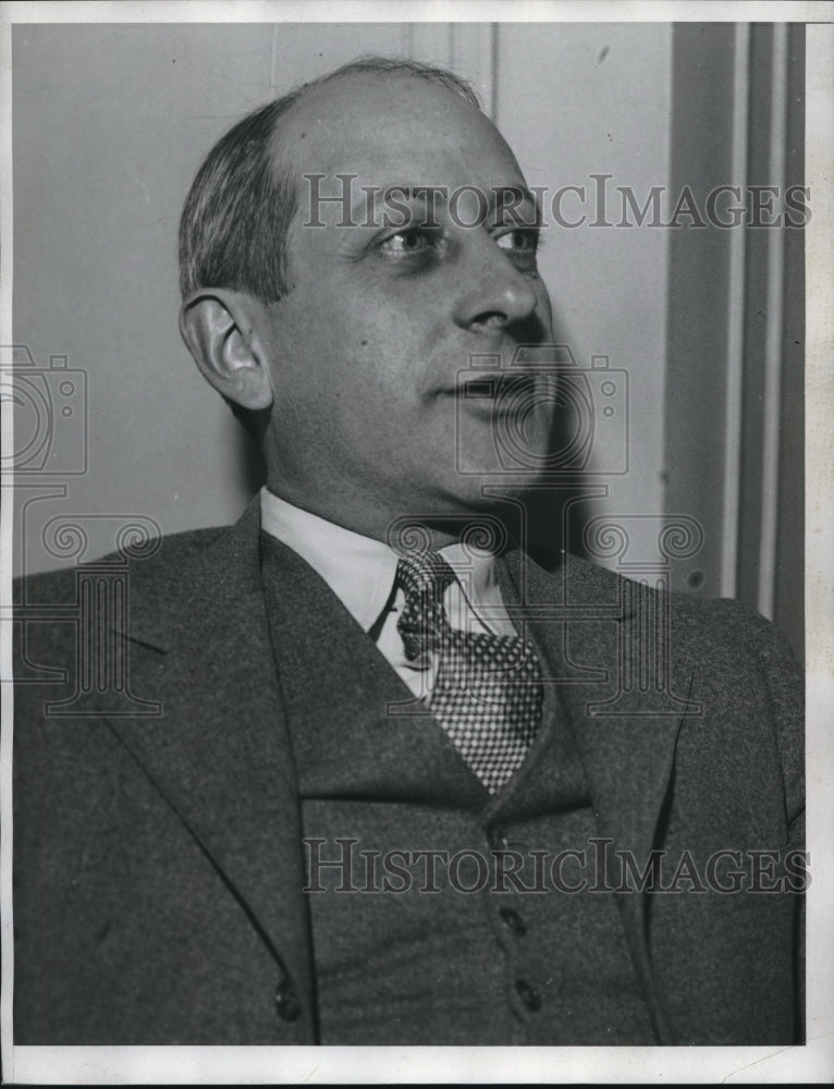 1935 Press Photo Dr. Leo Wolman, Noted American Economist - Historic Images