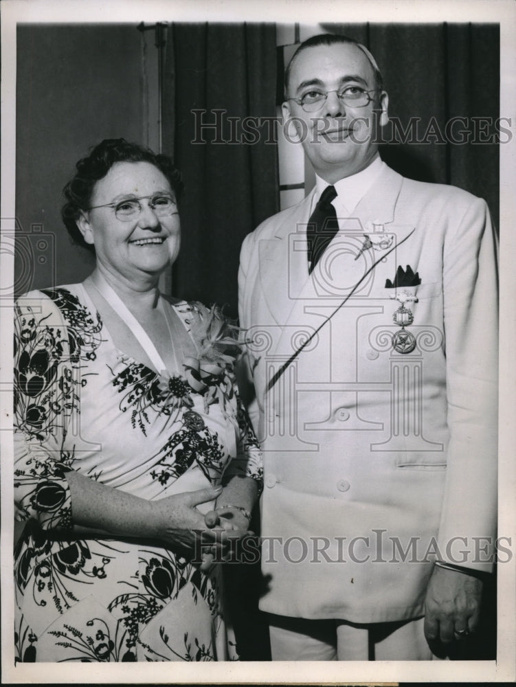 1943 Mrs Mamie Lander Worthy Grand Matron Order of Eastern Star - Historic Images