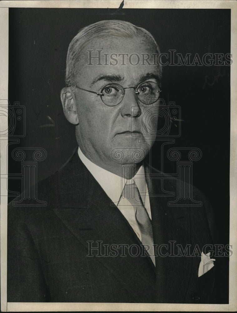 1933 Press Photo E.T Weir, Chairman National Steel Company - Historic Images