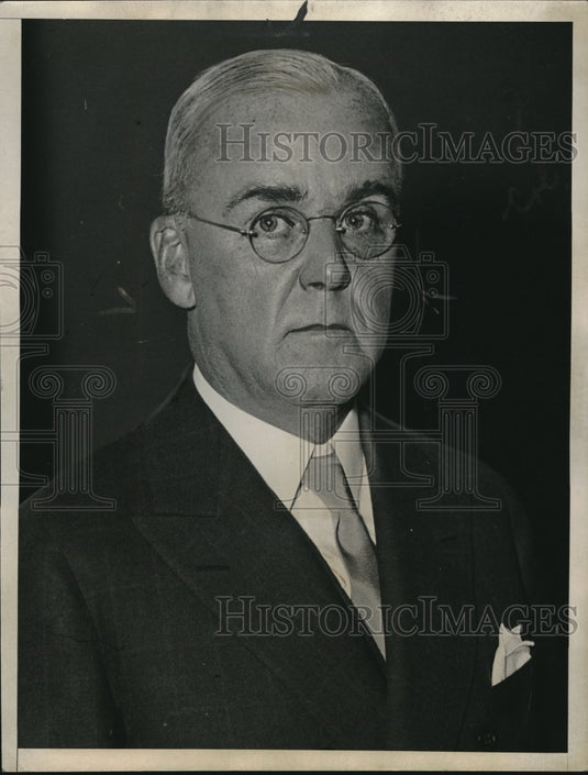 1933 Press Photo E.T Weir, Chairman National Steel Company - Historic Images