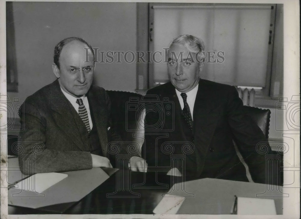 1933 Press Photo Henry Morgenthau Jr. Peter B. Carey-Historic Images