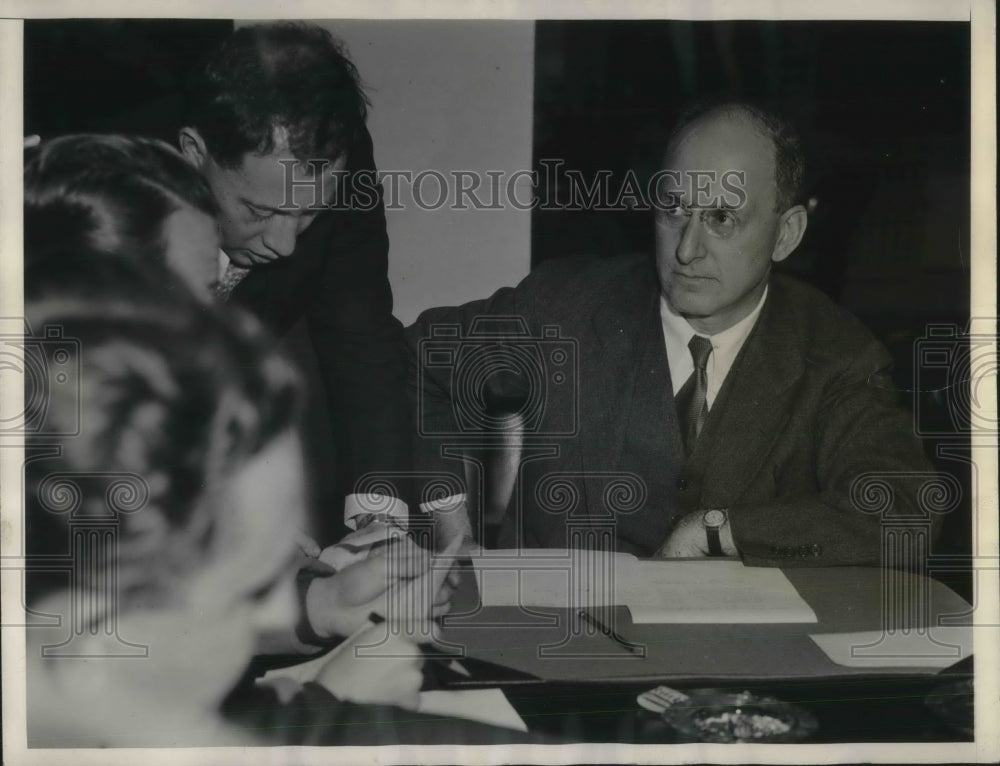 1953 Press Photo Henry Morgenthau Jr. - Historic Images