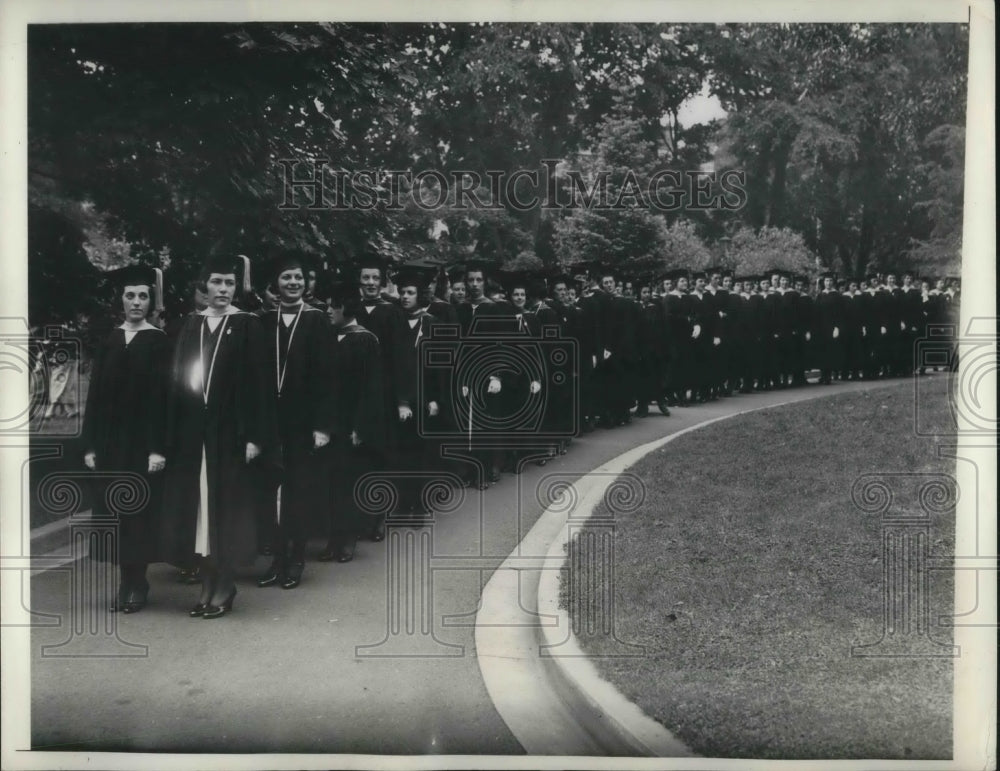 1934 New Rochelle College Graduating Senior Class Mary Byrn Margaret - Historic Images