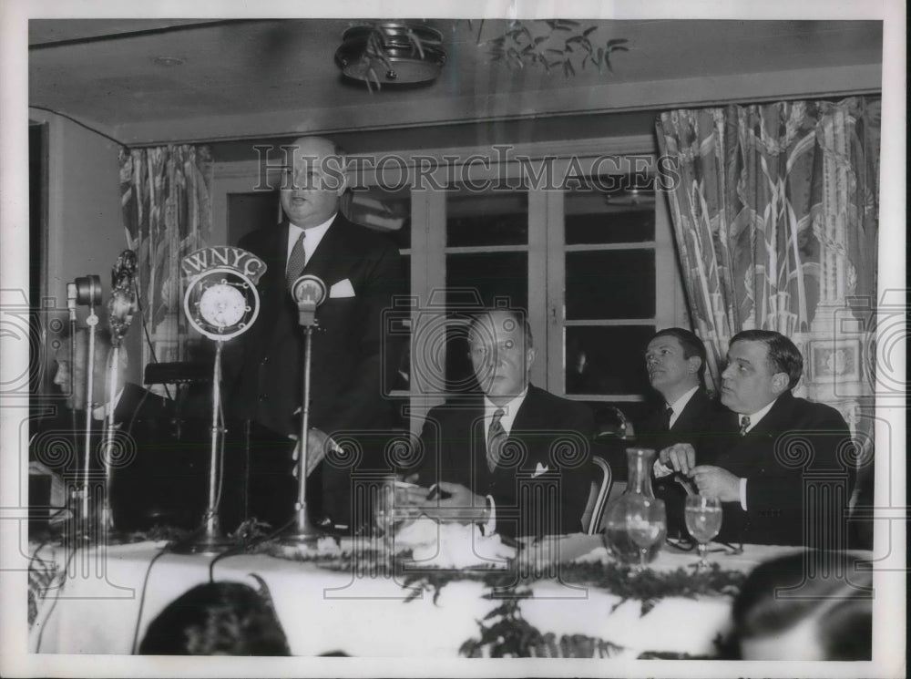 1937 Postmaster General James Farley Speaking at Communion Breakfast - Historic Images