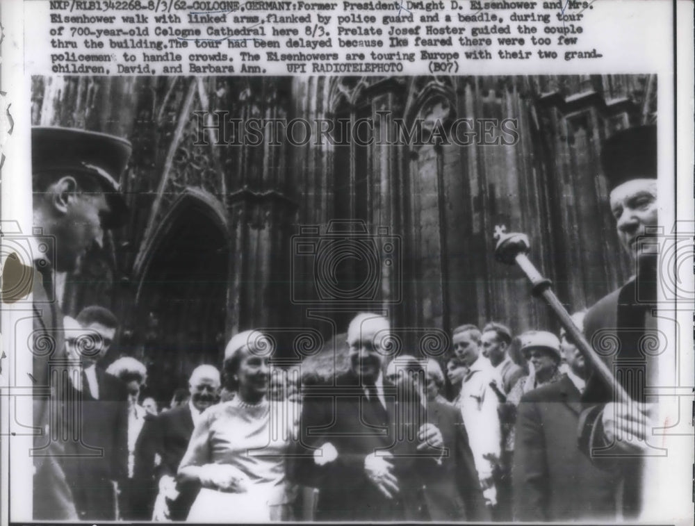 1962 Press Photo Dwight D. Eisenhower and Mrs.Eisenhower - nec23707 - Historic Images