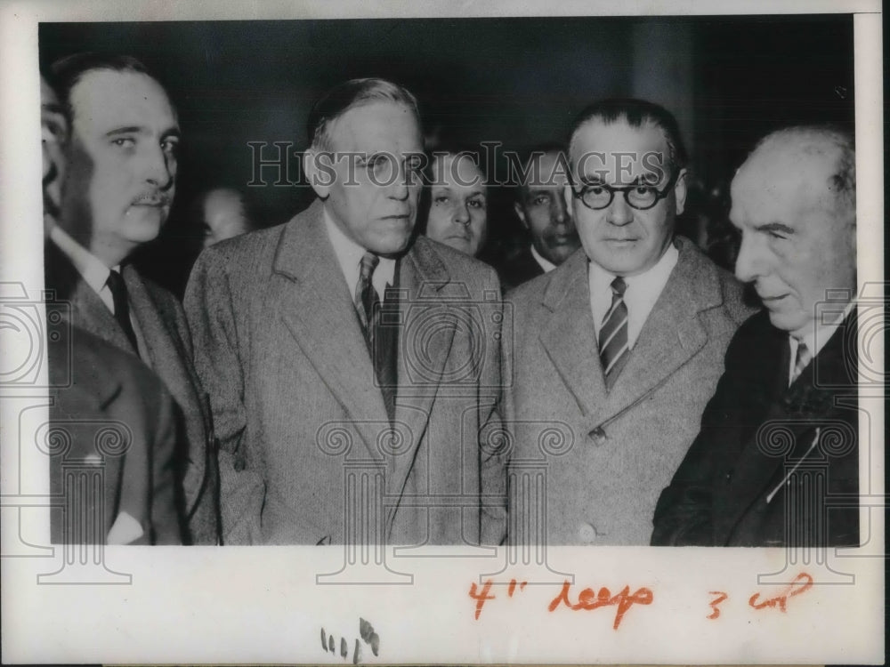 1945 Press Photo Leaders of Argentine Socialist Party-Historic Images