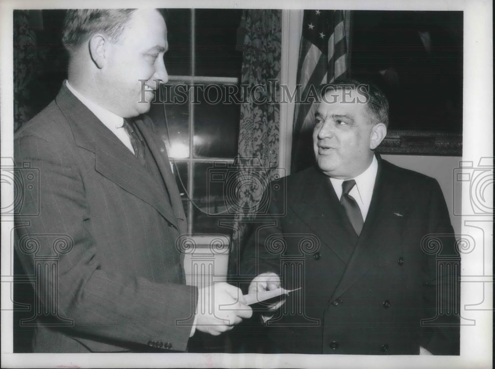 1945 Press Photo John Ryan Executive Vice President Of American Newspaper Guild - Historic Images