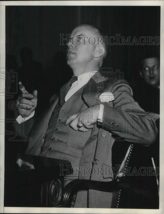 1934 Press Photo Earl Wadswoth former superintendent of Air Mail Service - Historic Images