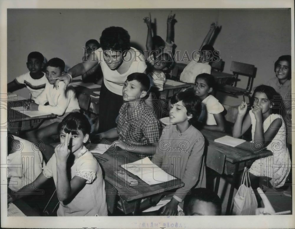 1963 Dimona Elementary School in Dimona, Israel.-Historic Images