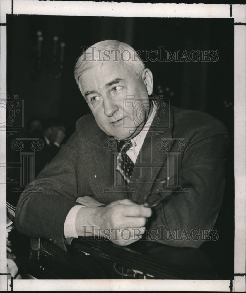 1939 Press Photo Jesse Jones Chairman of Reconstruction Corp - Historic Images