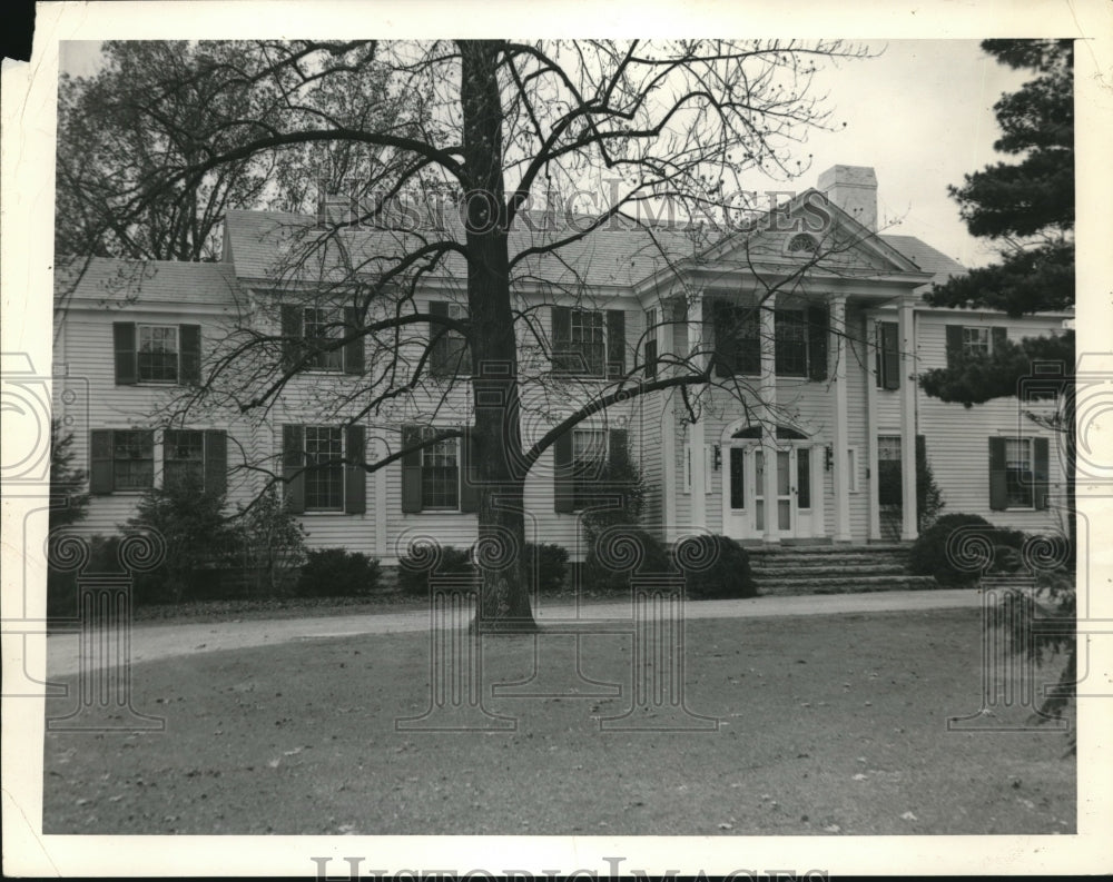 1938 Press Photo home of Sen. Robert Taft in Indian Hills, Ohio - Historic Images