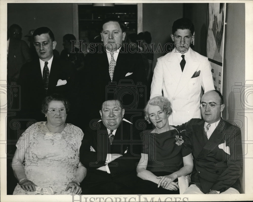 1936 Press Photo Group Picture of the Executives. - Historic Images