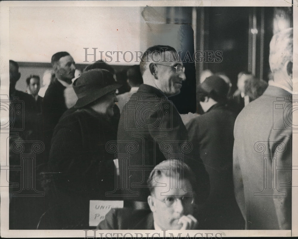 1935 Press Photo Israel Weinbern in Bomb Case Acquittal, To Aid Mooney - Historic Images