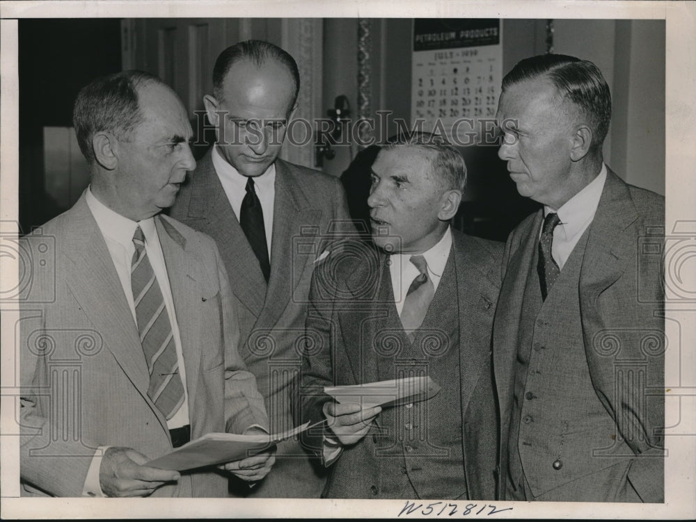 1939 Press Photo Defense chiefs of White House - nec25904 - Historic Images