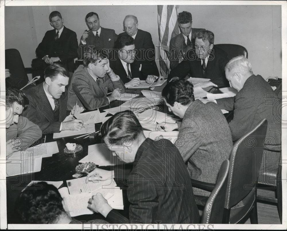 1941 National Defense Mediation Board Talks To United Mine Workers - Historic Images