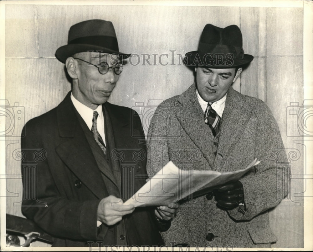 1935 Press Photo Witnesses at Hoey Jury Probe - Historic Images