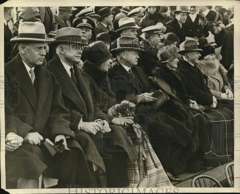 1929 Secretary of Navy Ernest Jahnake, Governor Richie of Maryland - Historic Images