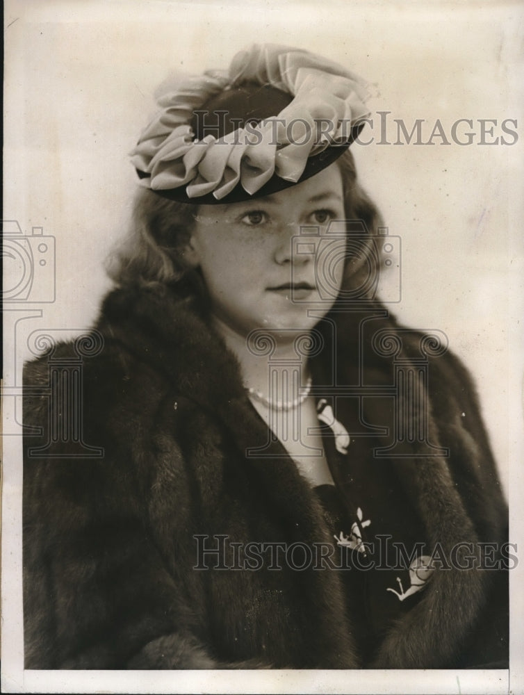 1938 Press Photo Lesley Rogert New York City Socialite Beverly Rogert - Historic Images