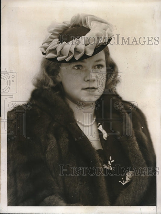 1938 Press Photo Lesley Rogert New York City Socialite Beverly Rogert - Historic Images