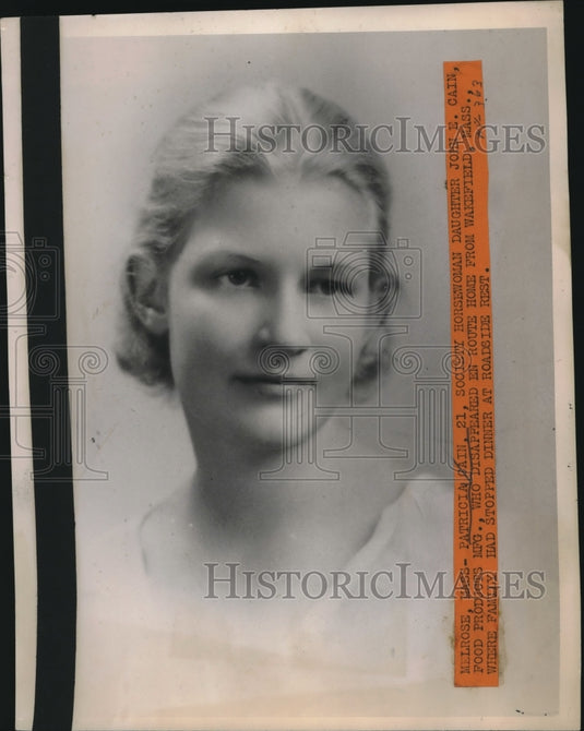 1940 Press Photo Patricia Gain, Horsewomen Disappeared-Historic Images