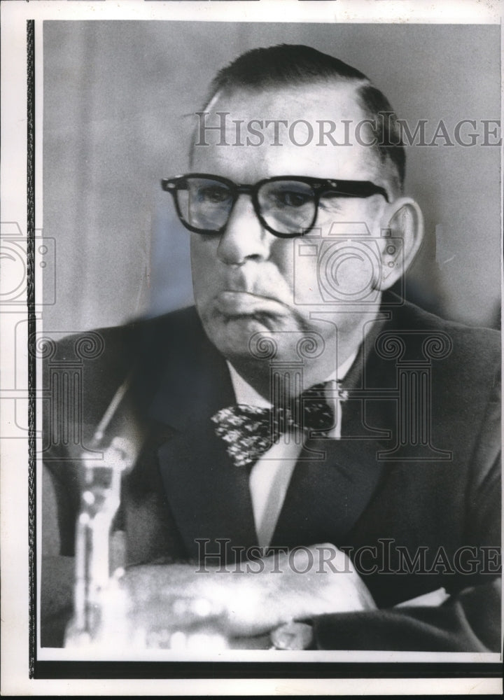 1958 Press Photo Brennan Before Senate After Embrel Davidson Teamster Debacle - Historic Images