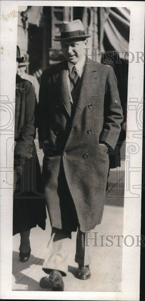 1931 Press Photo Arthur Dorrance Pres. Campbell Soup Co. Fights Inheritance Tax - Historic Images