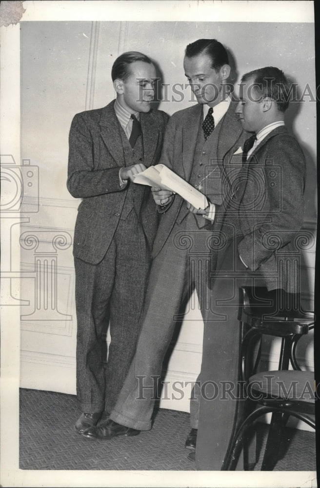 1937 National Intrafraternity Conference, Bruce Lynn, Joseph Hopkins - Historic Images