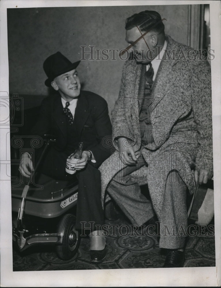 1935 Press Photo Jules Audy Bicycle Racer - nec26798- Historic Images