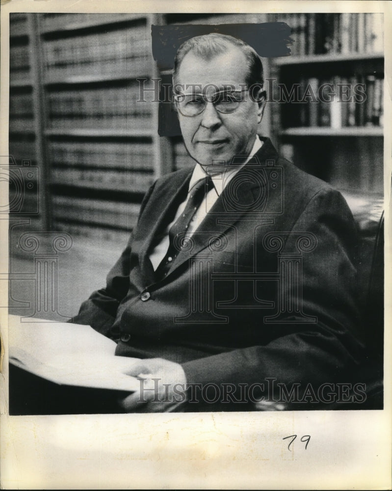 1969 Press Photo Chief Judge Clement F. Haynesworth - Historic Images