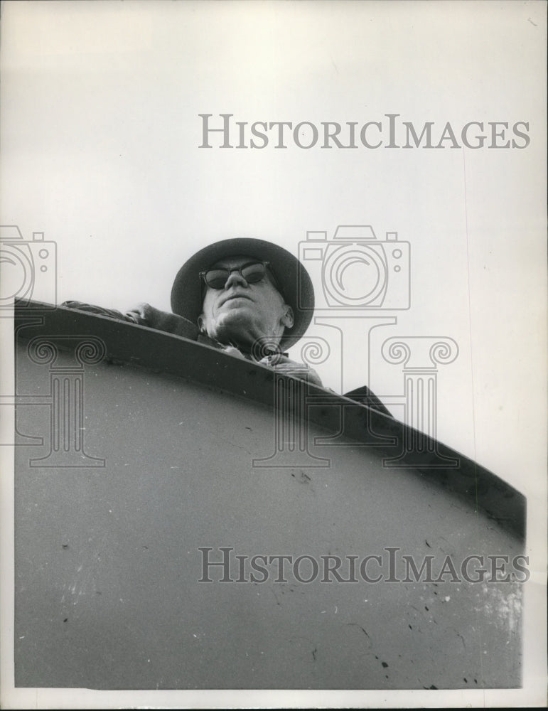 1958 Press Photo Tom Ball Harbor Pilot - nec26959 - Historic Images