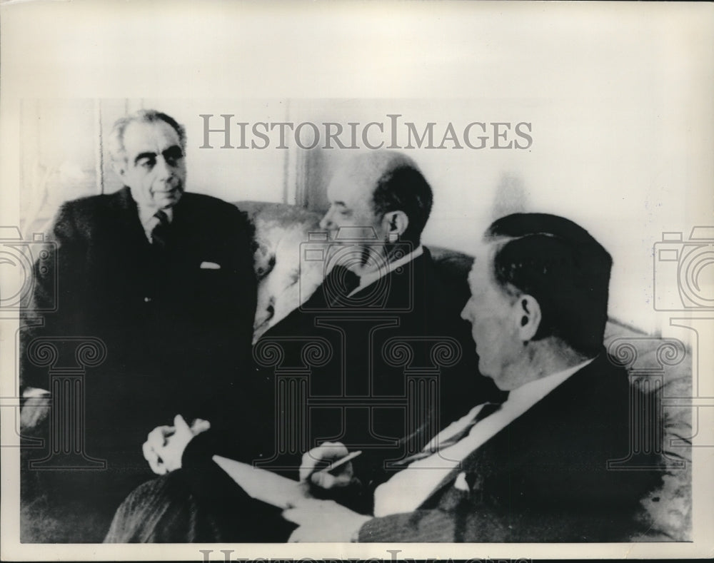 1962 Press Photo Secretary of State Dean Rusk and Iranian Premier Ali Amini - Historic Images