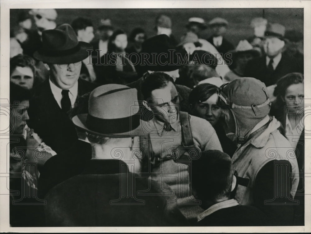 1939 Ted Bellak Glider Pilot Manistel Michigan Record breaking - Historic Images