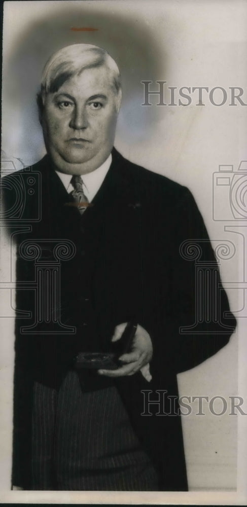 1934 Press Photo Pres. of National Institute of Arts & Letters Clayton Hamilton - Historic Images