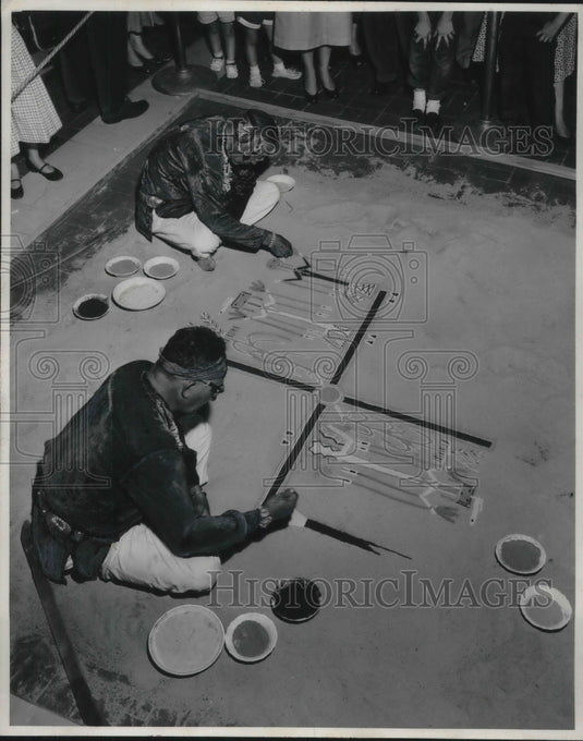 1954 Billy Norton Sands Of Time Art Dallas Texas-Historic Images
