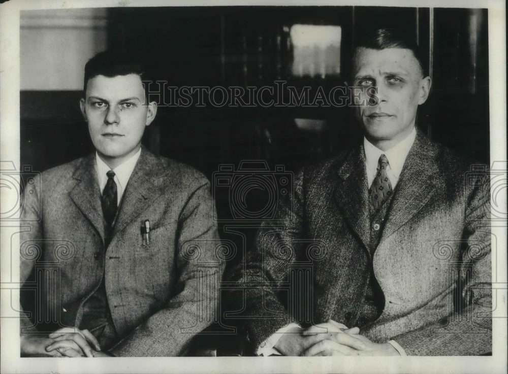 1930 Attorneys Marion Grayven &amp; Walter Moughey - Historic Images