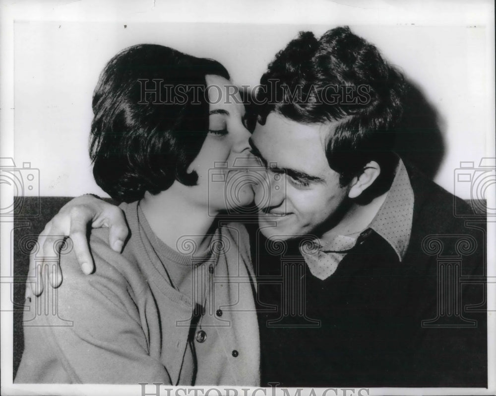 1967 Press Photo Christina Frangescou Wed Disinherited Theodore Gunther - Historic Images