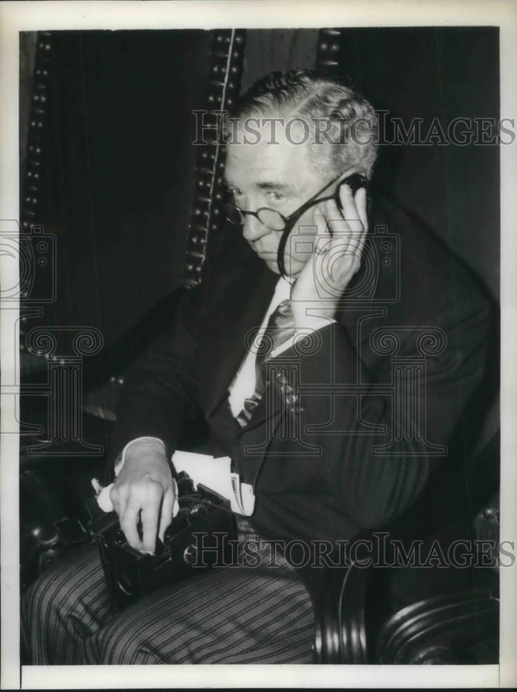 1938 Press Photo British Delegate at Management Congress in DC - Historic Images