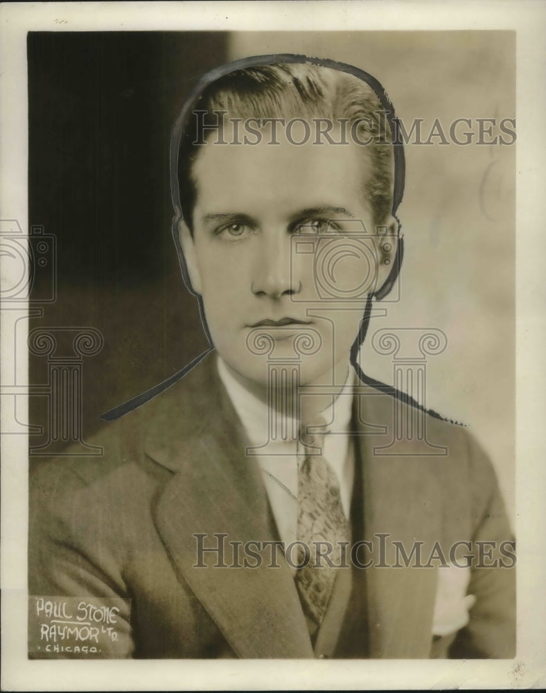 1927 Press Photo John Westwood of Princeton University - Historic Images