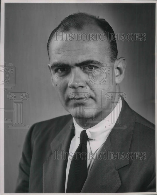1955 Attorney Ben B. Wickham In Suit For Headshot - Historic Images