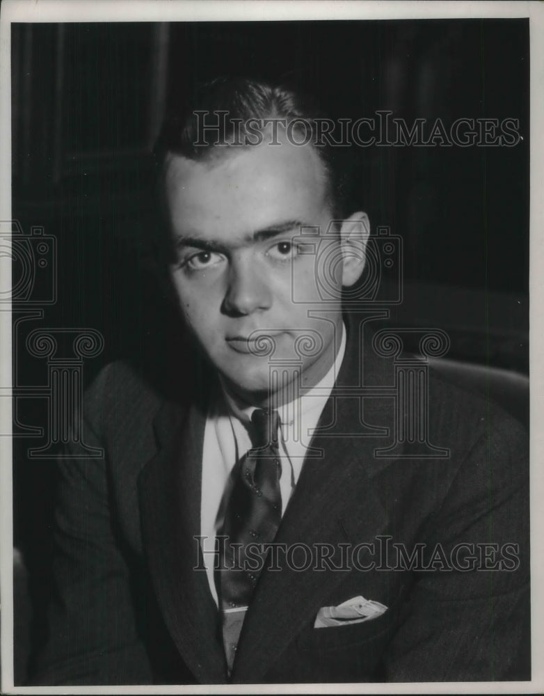 1932 Press Photo Infamous Attorney Ben Wickham Joined Alpha Delta Phi - Historic Images