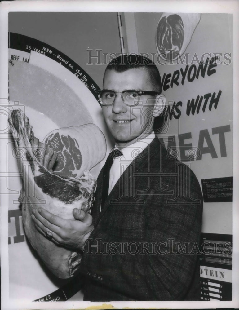 1962 Press Photo Milan Rewerts won International Livestock Expositions-Historic Images