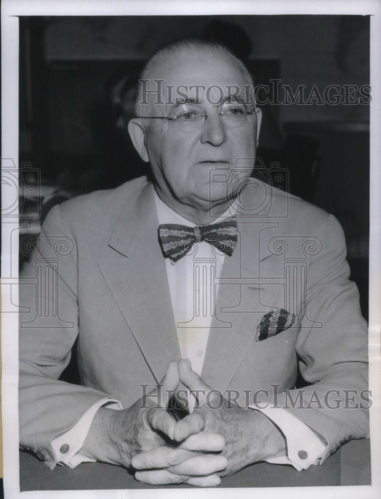 1944 Press Photo Frank Gannett defend constitutional committee - Historic Images