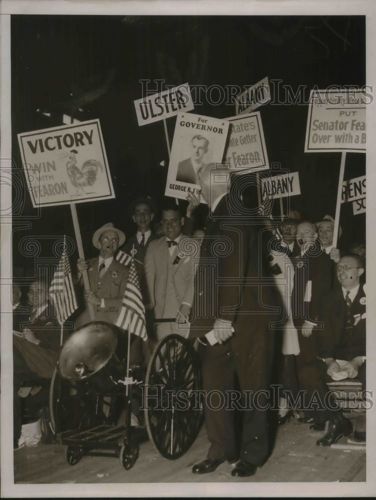 1936 Press Photo Senator George Pearon at Republican State Convention - Historic Images