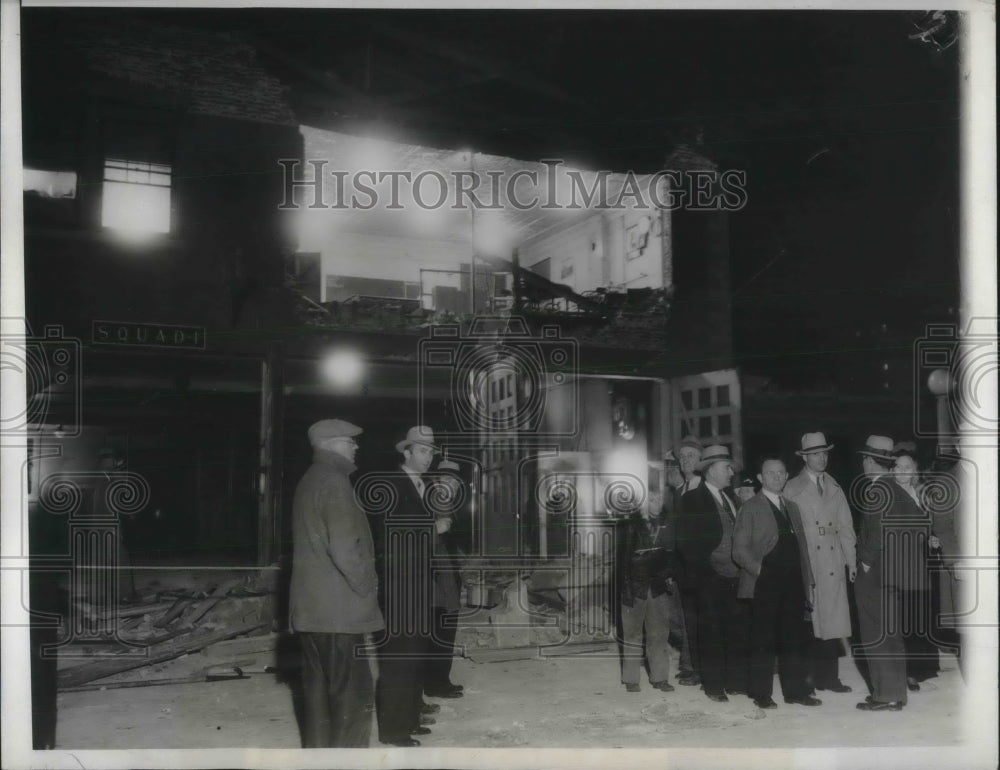 1933 Press Photo Long Beach Fire House - nec29328 - Historic Images