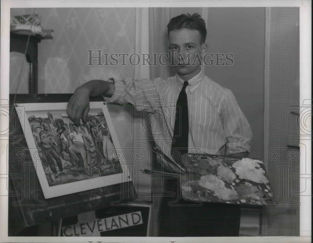 1938 Press Photo Santi Graziani, Cleveland - Historic Images