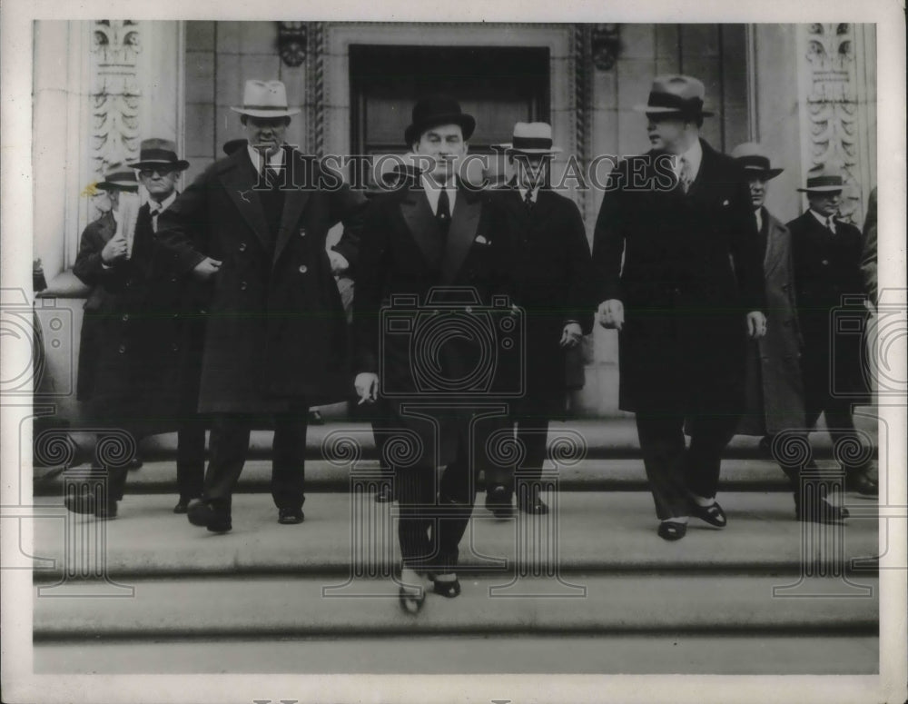 1931 Press Photo Mayor James Walker Mooney Defense Counsel Plea for Pardon - Historic Images